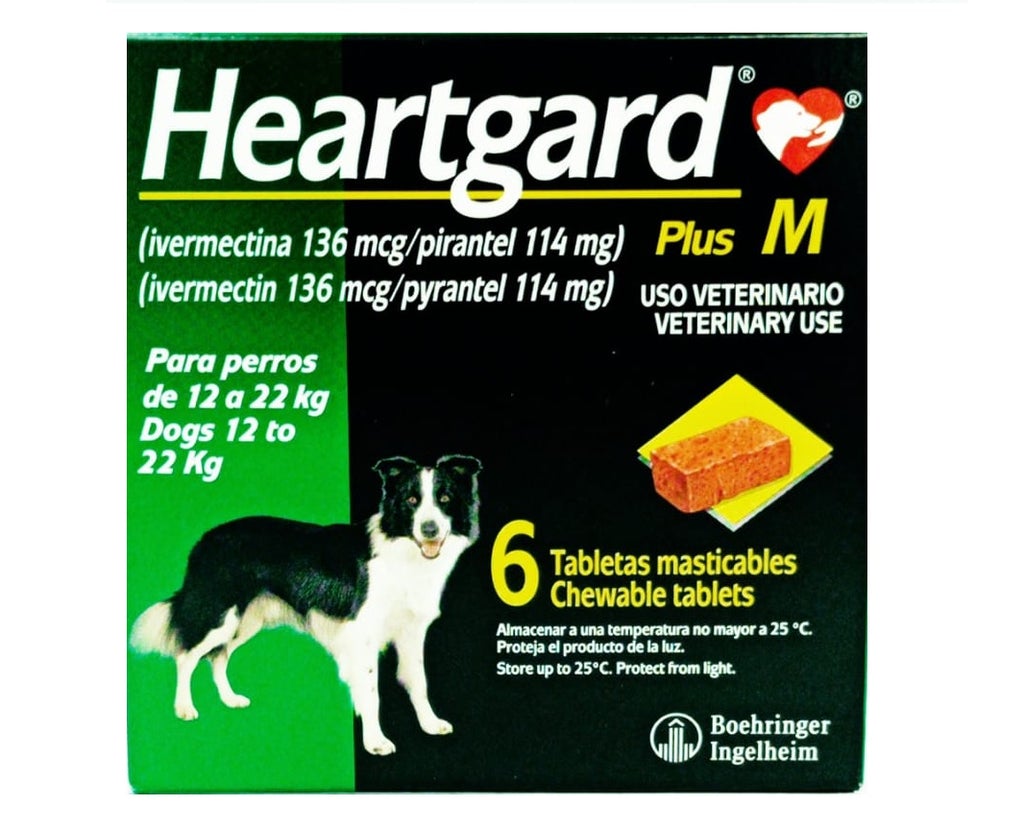 HEARTGARD PLUS Perro Mediano Vetaphar Distribuidora Alteña Farmacéutica